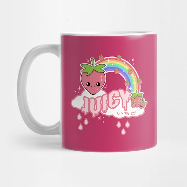 Kawaii Strawberry Rainbow by Sasyall